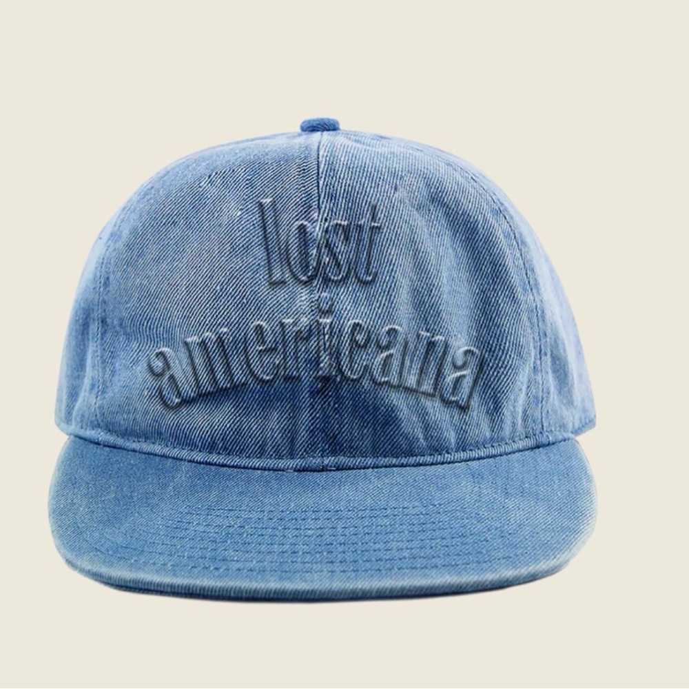 MGK Lost Americana Blue Denim Hat Machine Gun Kelly